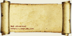 Jana Ajvaz vizit kartica